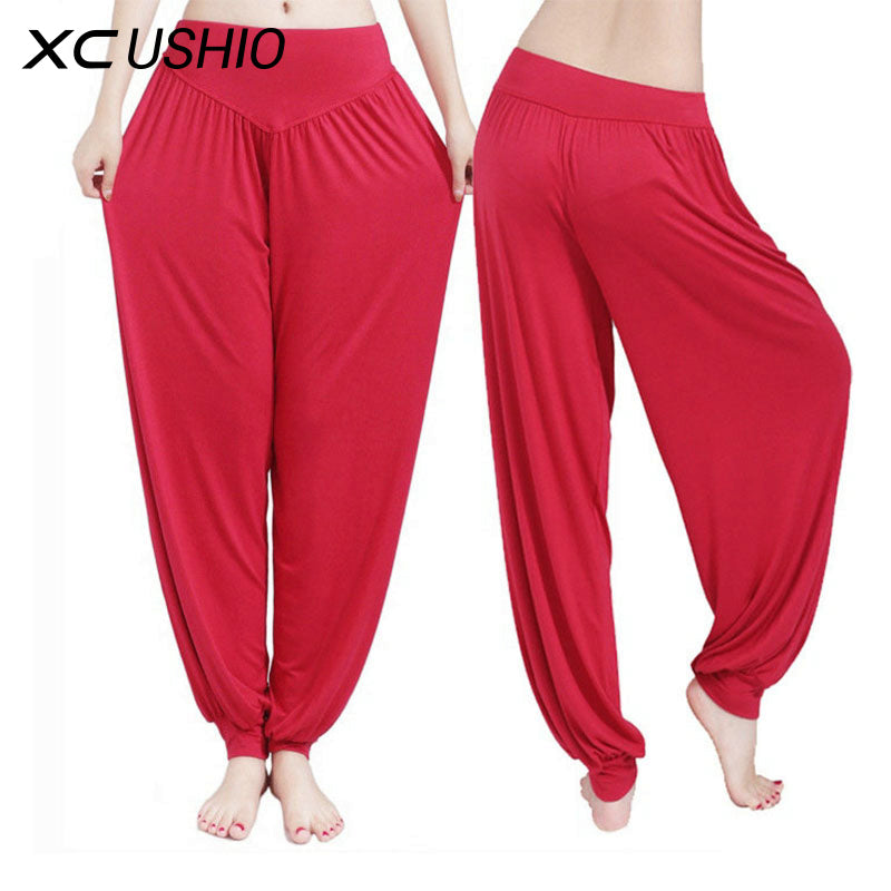Yoga Pants Women Plus Size Colorful  Dance Yoga TaiChi