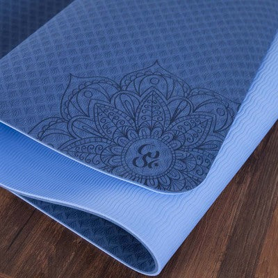 TPE Yoga Mat 6mm Fitness Mat Fitness Yoga Sport Mat