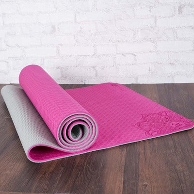 TPE Yoga Mat 6mm Fitness Mat Fitness Yoga Sport Mat