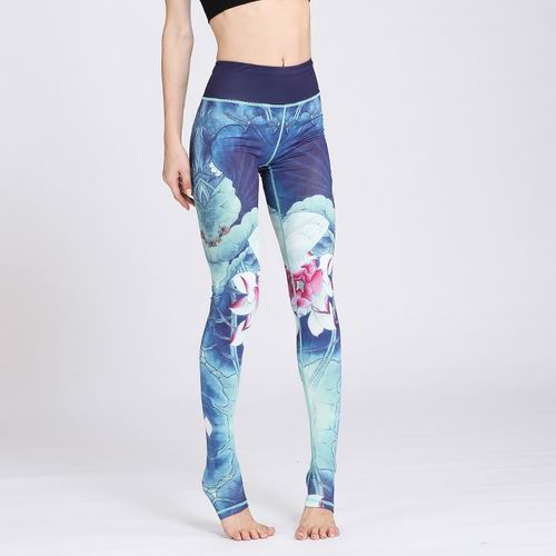 Women Sexy Yoga Pants Printed Dry Fit Sport Pants